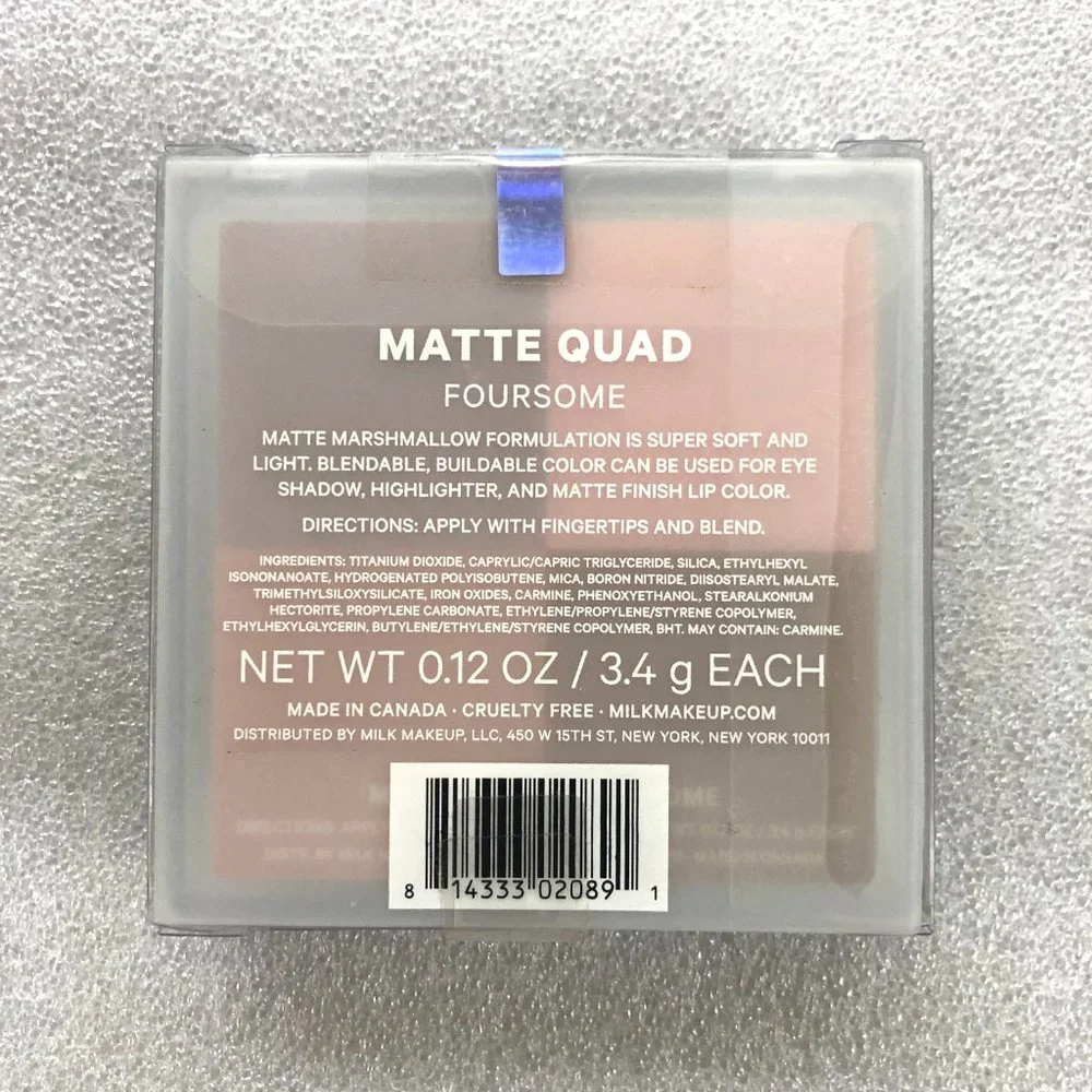 Milk Makeup Matte Quad Eyeshadow Foursome NIB